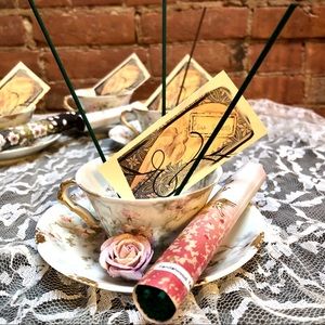 Antique Limoges of France Teacup Incense Holder